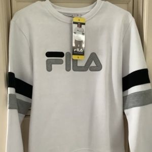 NWT Fila White Sweatshirt size S